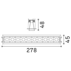 Ideal lux Pro 206233 LIKA TRIM zápustné svietidlo LED 20W 2000/1390lm 3000K biela, čierna, UGR