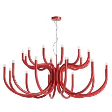REDO 01-3237 LUXOR závěsné svítidlo D1250mm LED 108W/8132lm 3000K červená, TRIAC