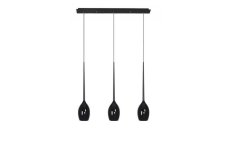 AZzardo AZ2321 DECOline Izzat 3 SHINY BLACK stropní závěsné svítidlo 3xE14 50W IP20 lesklá černá