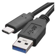 Nabíjací a dátový kábel USB 3.1 USB-A/USB-C 1m čierna EMOS SM7021BL