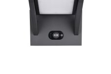 TRIO 253769142 MALAWI solární nástěnné svítidlo se senzorem SMD LED 5W/700lm 2300-4000K IP65 antracit, nabíjecí baterie, hybrid