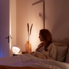 Philips Hue Iris (gen4) 8719514264465 LED náladová stolní lampa 8,1W 2000-6500K+RGB bílá/průhledná IP20 Bluetooth