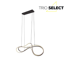 TRIO SELECT 344310132 NALA závesné svietidlo SMD LED 57W/6800lm 2300+3000+4000K čierna matná, switchdimmer