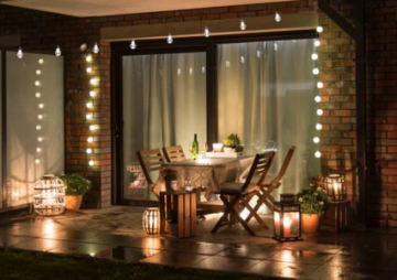 Kouzlo osvětlení terasy