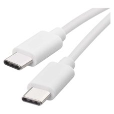 Nabíjací a dátový kábel USB 2.0 USB-C/USB-C 1m biela EMOS SM7027W
