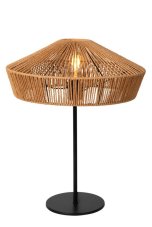 LUCIDE 10513/40/72 YUNKAI stolní lampa V500mm 1xE27 černá, přírodní
