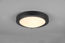 TRIO 6801011-32 CONDUS stropní svítidlo D315mm 1xE27 IP44 matná černá