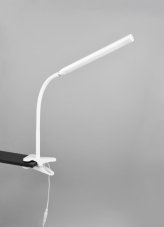 TRIO Reality R57941131 NEVADA štipcové svietidlo SMD LED 5W/600lm 3000+4000+5000K biela matná, ON/OFF