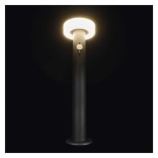 EMOS ZGJ0B4S TERION solárny záhradný stĺpik (stojanové svietidlo) LED 125 × 125 × 500 2W 200lm 3000K IP44 so senzorom antracit