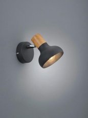 TRIO Reality R81521032 LATIKA nástenné bodové svietidlo/spot 1xE14 čierna matná