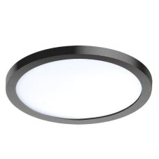 AZZARDO AZ2843 DECOline SLIM 15 ROUND 4000K IP44 BLACK zápustné LED svietidlo 12W/1000lm IP44 čierna