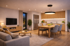 Philips HUE LED White Ambiance 41162/30/P6 Enrave závesné svietidlo 33,5W 4300lm 2200-6500K 42,5cm čierne stmievateľné BlueTooth + HUE Switch