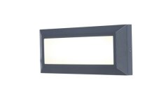 LUTEC 5191601118 HELENA nástěnné LED svítidlo 11W 4000K IP54 tmavá šedá