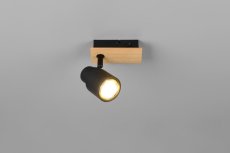 TRIO Reality R81981732 PIERRE nástěnné bodové svítidlo/spot s vypínačem 1xGU10 černá matná