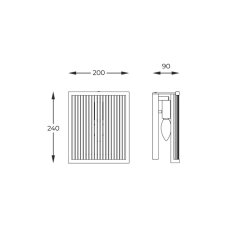 Nástěnné svítidlo 1x E14 zlaté Zuma Line Nástěnné svítidlo SERGIO W0528-01A-V6AC