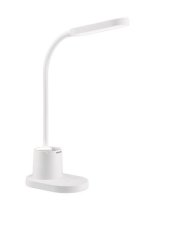 Philips 8719514443792 Bucket stolní lampička s držiakom na mobil LED 7W/200lm 3000-5700K USB bílá stmívatelná