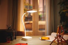 Philips 8719514443815 Rock stolní dotyková lampička LED 5W/90lm 5000K USB prenosní bílá