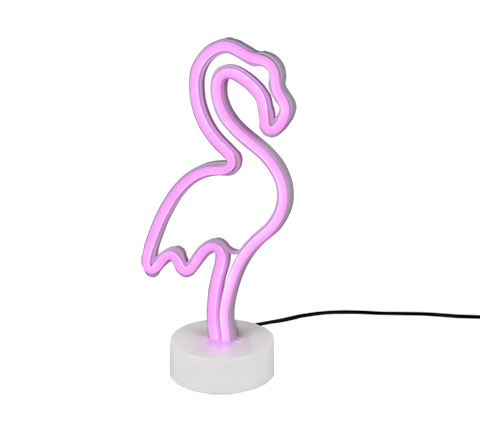 TRIO reality R55240101 FLAMINGO USB Dekoračné svietidlo 150mm LED 1X1W Biela