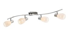 GLOBO 541010-4 TOAY stropné bodové svietidlo/spot 4xE14 chróm, opál