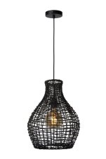 LUCIDE 03438/35/30 ALBAN Závěsné svítidlo E27 1x40W černá