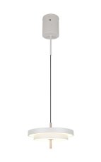 TRIO 340219176 KEATON závesné svietidlo D400mm SMD LED 34,5W/4000lm 2300+3000+4000K svetlošedá, switchdimmer