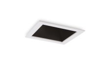 Ideal lux 192352 GAME SQUARE zápustné svietidlo 84x84 mm LED 11W 950/660lm 3000K biela, čierna, UGR