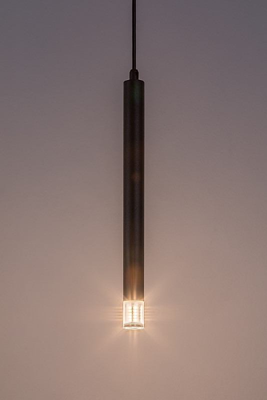 RABALUX 72356 Ramira závesné svietidlo D30mm 1xG9 čierna, priehľadná