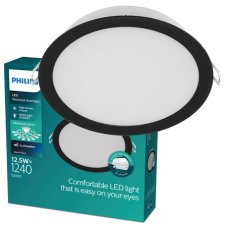 Zapuštěné svítidlo LED 3000K čierna IP20 PHILIPS 59464 MESON 125 8721103131294