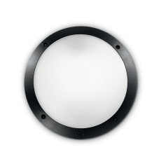 Exteriérové ​​nástěnné svítidlo Ideal lux 096674 LUCIA-1 AP1 NERO 1xE27 23W IP66