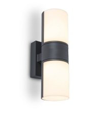 LUTEC 5198101118 CYRA nástěnné LED svítidlo 16,1W 3000K IP54 tmavá šedá