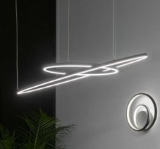 Ideal Lux 304434 ORACLE SLIM závěsné svítidlo LED D900mm 43W 4600/2730lm 3000K bílá, DALI