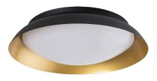 RABALUX 71187 Hafsa stropní svítidlo D400mm LED 24W/1250lm 3000K černá, zlatá, bílá