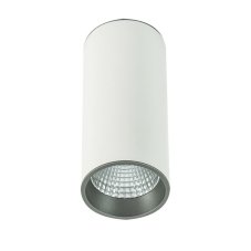 SLC7392/12W 4000K WH+GR ITALUX Moldes Big 9 cm WH/GR Ceiling 4000K moderné povrchové bodové svietidlo 12W=820lm LED neutrálne biele svetlo (4000K) IP20