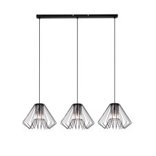 RABALUX 72371 Emerencia závěsné svítidlo 3xE27 černá, kouřová