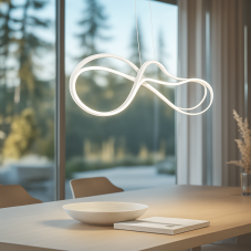 TRIO SELECT 344310131 NALA závěsné svítidlo SMD LED 57W/6800lm 2300+3000+4000K bílá matná, switchdimmer