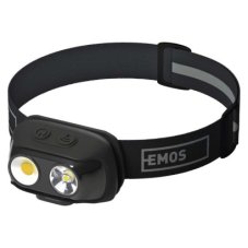 EMOS P3542 LED nabíjecí čelovka 500lm Li-pol USB-C IP44 černá