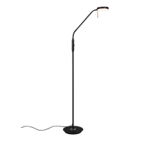 TRIO 423310132 MONZA stojacia lampa LED 12W/1400lm 2300+3000+4000K matná čierna, stmievateľné