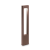 IdealLux 213361 VEGA PT1 záhradný stĺpik G9 1x15W IP44 kávová