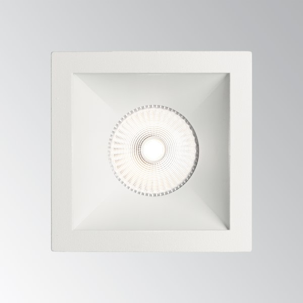 Ideal lux 192376 GAME SQUARE zápustné svietidlo 84x84mm LED 11W 950/780lm 3000K biela, UGR
