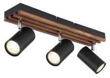 GLOBO 57909-3 KAYDEN stropní bodové svítidlo/spot 3xGU10 černá