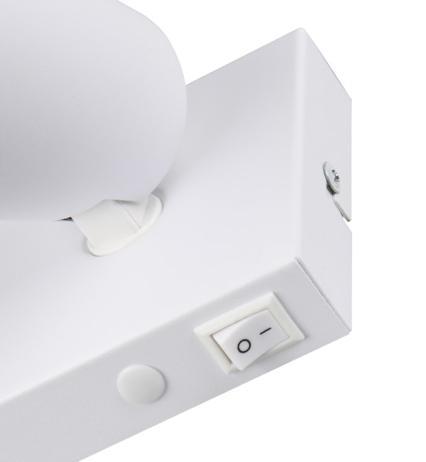 TRIO 817170131 SHARP nástenné bodové svietidlo/spot s vypínačom 1xGU10 biela matná