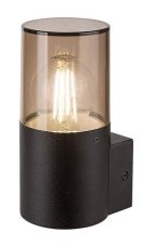 RABALUX 7158 Teplice exteriérové nástěnné svítidlo 1xE27 IP44 matná černá, kouřová