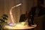 Immax 08974L CORELLA stolní lampa LED 7W 150-450lm 3000-5500K RGB podsvícení, bílá, zlatá, dotykové ovládání, noční podsvícení, stmívatelné, RGB, CCT