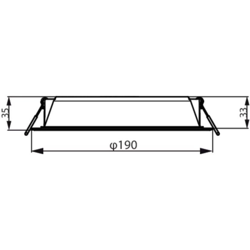 Philips 59469 MESON 175 zápustné svietidlo LED D190mm 20W 2100/1400lm 3000K biela 8720169230965