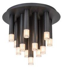 RABALUX 71354 Ramira stropní svítidlo D340mm 13xG9 černá, průhledná