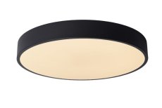 LUCIDE 79185/40/30 UNAR stropné svietidlo D395mm LED 24W/1555lm 2700K čierna, opálová, switchdimmer