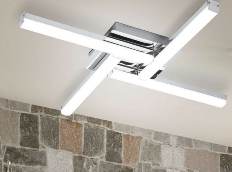 Rabalux 5896 ANTONIA stropní svítidlo LED 24W=2200lm 4000K IP44 chromová