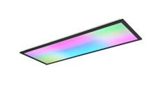 TRIO Reality R67668032 BETA stropné svietidlo SMD LED 800x290mm 31W/3550lm 2700-6500K čierna matná, Dynamic Light, stmievateľné, diaľkový ovládač