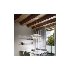 Závěsné svítidlo Ideal lux 031750 AUDI-80 SP8 trasparente 8xG9 40W