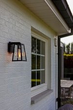 LUTEC 5290903012 FIA venkovní nástěnné svítidlo E27 40W IP44 matná černá